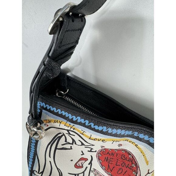 Brighton Shout It Out Fashionista Shoulder Bag Purse Artist Design Artsy - Picture 12 of 12